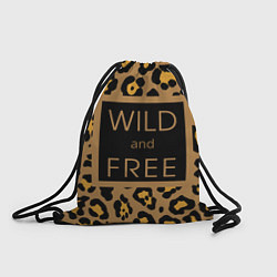 Рюкзак-мешок Дикий и свободный, цвет: 3D-принт
