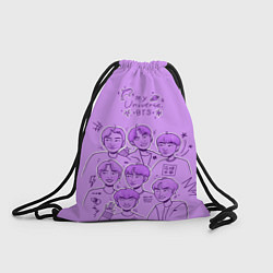 Рюкзак-мешок Bts, цвет: 3D-принт