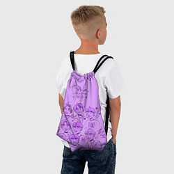 Рюкзак-мешок Bts, цвет: 3D-принт — фото 2