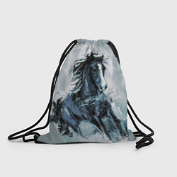 Рюкзак-мешок Нарисованный конь, цвет: 3D-принт
