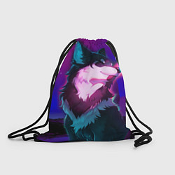 Рюкзак-мешок Сказочный волк, цвет: 3D-принт