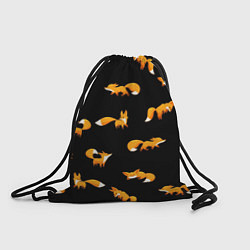 Рюкзак-мешок Лисы, цвет: 3D-принт