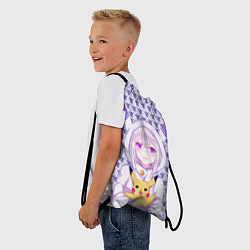 Рюкзак-мешок Эмилия и Пикачу, цвет: 3D-принт — фото 2