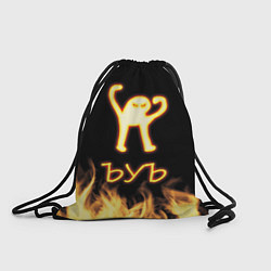 Рюкзак-мешок Огненное ЪУЪ, цвет: 3D-принт