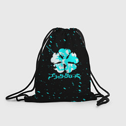 Рюкзак-мешок Черный клевер, цвет: 3D-принт