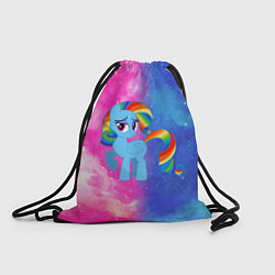 Рюкзак-мешок Радуга Дэш, цвет: 3D-принт