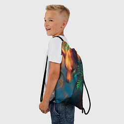 Рюкзак-мешок Волшебная лиса, цвет: 3D-принт — фото 2