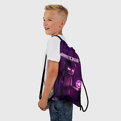 Рюкзак-мешок Minecraft Слендермен, цвет: 3D-принт — фото 2