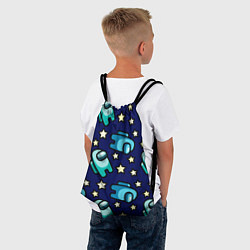 Рюкзак-мешок Among Us Звёзды, цвет: 3D-принт — фото 2