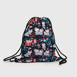 Рюкзак-мешок Котики Подарки, цвет: 3D-принт