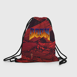 Рюкзак-мешок DOOM ДУМ S, цвет: 3D-принт