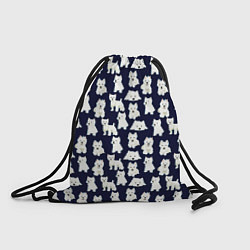 Рюкзак-мешок Собаки Пушистики, цвет: 3D-принт