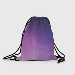 Рюкзак-мешок Северное сияние фиолетовый, цвет: 3D-принт