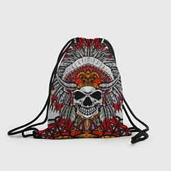 Рюкзак-мешок Indian skull head, цвет: 3D-принт