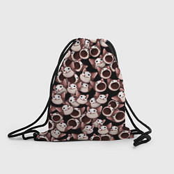 Рюкзак-мешок Popping cats, цвет: 3D-принт