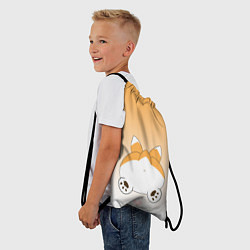 Рюкзак-мешок Попа корги милота, цвет: 3D-принт — фото 2