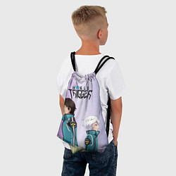 Рюкзак-мешок Импульс Мира, цвет: 3D-принт — фото 2