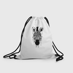 Рюкзак-мешок Зебра минимализм, цвет: 3D-принт