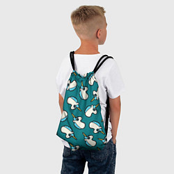 Рюкзак-мешок Крутые Единороги, цвет: 3D-принт — фото 2