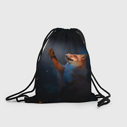 Рюкзак-мешок Лиса и огонек, цвет: 3D-принт