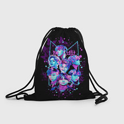 Рюкзак-мешок BTS, цвет: 3D-принт