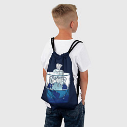 Рюкзак-мешок Polar Ice Bear, цвет: 3D-принт — фото 2