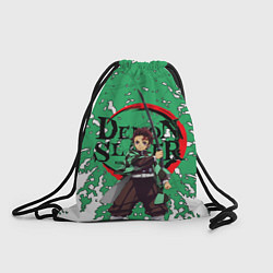 Рюкзак-мешок ТАНДЖИРО, цвет: 3D-принт