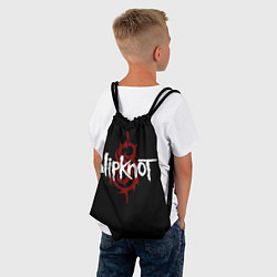 Рюкзак-мешок Slipknot Надпись, цвет: 3D-принт — фото 2