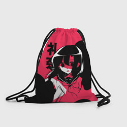 Рюкзак-мешок Rena Black Pink, цвет: 3D-принт
