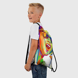 Рюкзак-мешок Слушаем Музыку, цвет: 3D-принт — фото 2