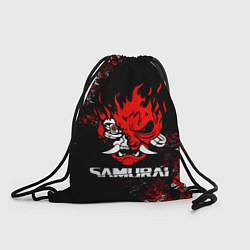 Рюкзак-мешок SAMURAI CYBERPUNK 2077, цвет: 3D-принт