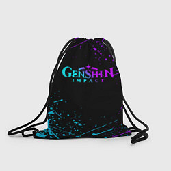 Мешок для обуви GENSHIN IMPACT NEON LOGO