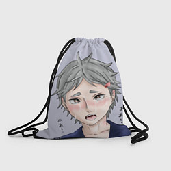 Рюкзак-мешок АхегаоAhegao Сугавара, цвет: 3D-принт