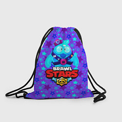Рюкзак-мешок Brawl Stars Blue, цвет: 3D-принт