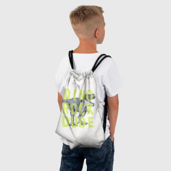Рюкзак-мешок DINO ROCK DUDE, цвет: 3D-принт — фото 2