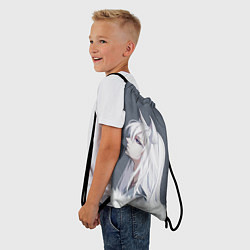 Рюкзак-мешок Демон-лис Томоэ, цвет: 3D-принт — фото 2