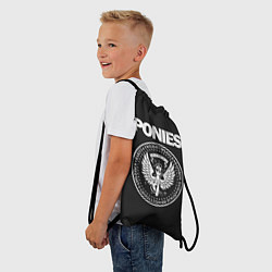 Рюкзак-мешок Pony x Ramones, цвет: 3D-принт — фото 2