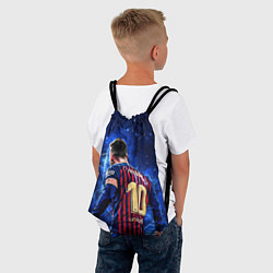 Рюкзак-мешок Leo Messi Лео Месси 10, цвет: 3D-принт — фото 2