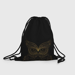 Рюкзак-мешок Золотая сова, цвет: 3D-принт