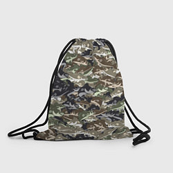 Рюкзак-мешок Камуфляж для рыбака, цвет: 3D-принт