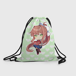Рюкзак-мешок Chibi Monika, цвет: 3D-принт