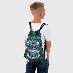 Рюкзак-мешок Рыбак хипстер, цвет: 3D-принт — фото 2