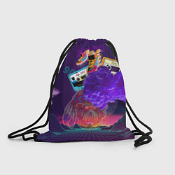 Рюкзак-мешок Ретро 90-е, цвет: 3D-принт
