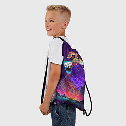 Рюкзак-мешок Ретро 90-е, цвет: 3D-принт — фото 2