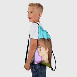 Рюкзак-мешок Lalalalisa, цвет: 3D-принт — фото 2