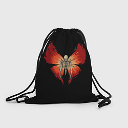 Рюкзак-мешок Butterfly Skeleton, цвет: 3D-принт