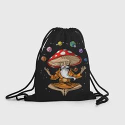 Рюкзак-мешок Космический Гриб Волшебник, цвет: 3D-принт