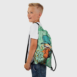 Рюкзак-мешок Люблю граффити, цвет: 3D-принт — фото 2