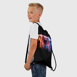 Рюкзак-мешок НЕОНОВЫЙ ПАУК NEON, цвет: 3D-принт — фото 2