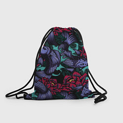 Рюкзак-мешок Японские карпы, цвет: 3D-принт